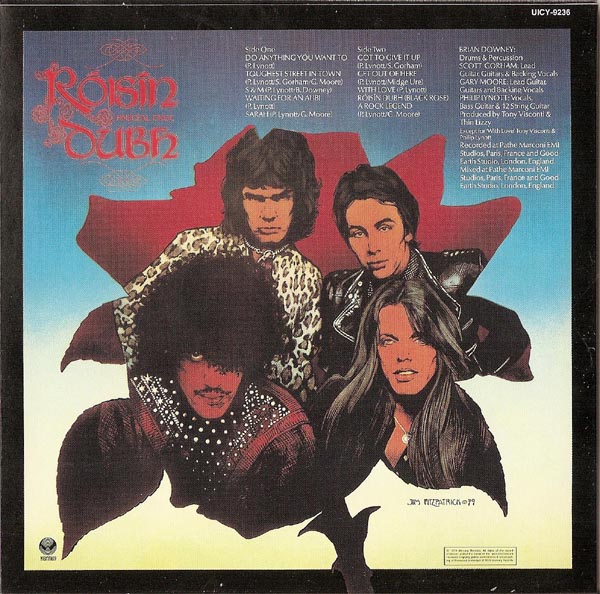 Back Cover, Thin Lizzy - Black Rose